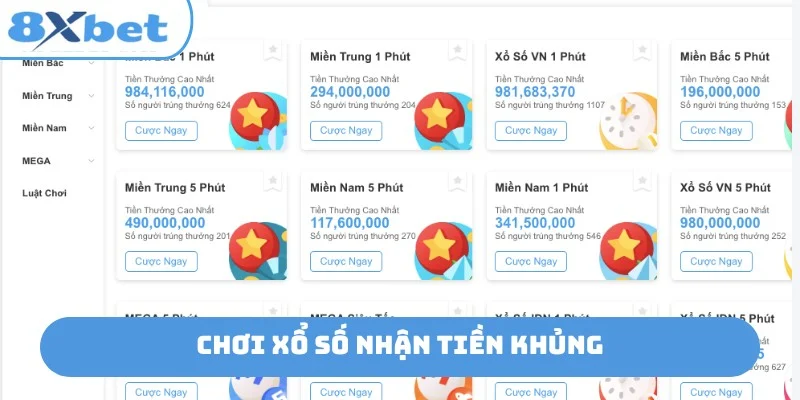 chơi xổ số nhân tiền khủng